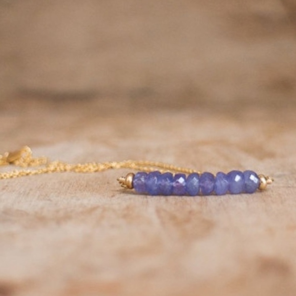 Only 1 left!!! TANZANITE NECKLACE - Picture 4 of 4